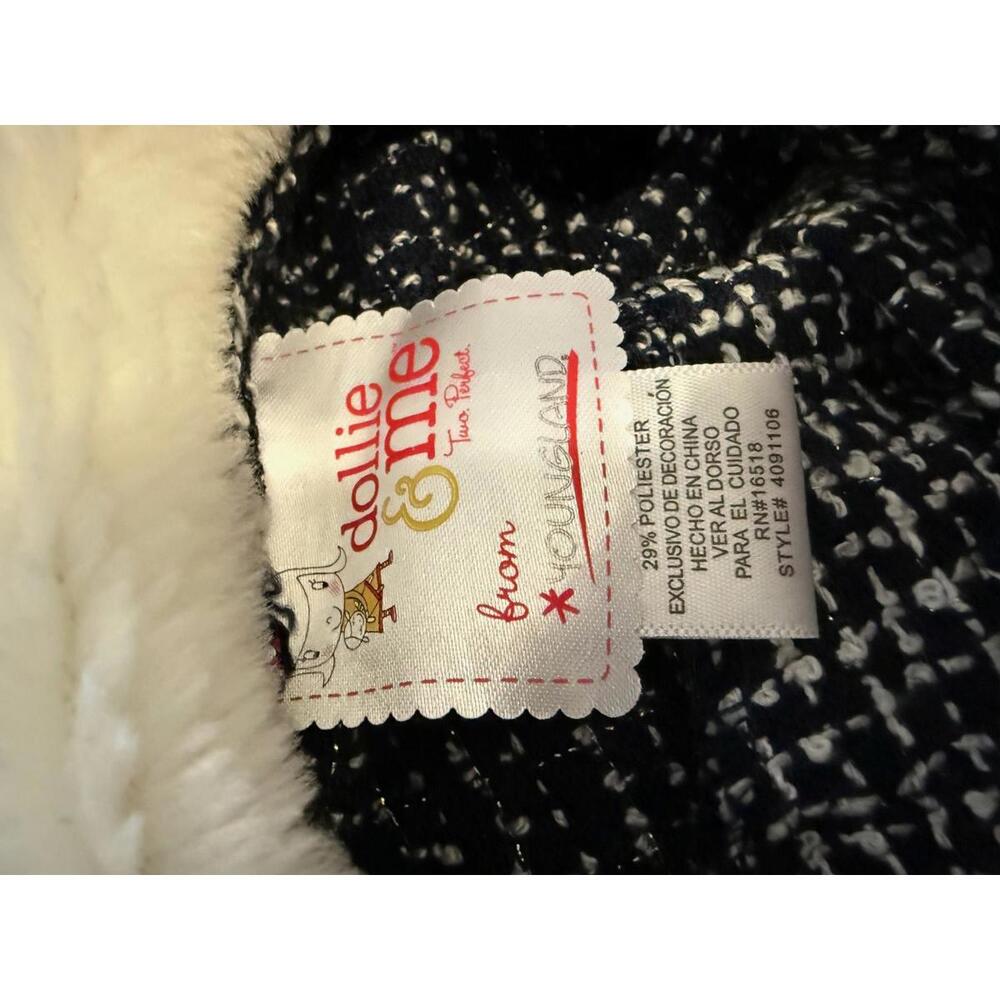 Charming Dollie & Me Toddler Coat - Fur Collar, Size 2T - Picture 3 of 4